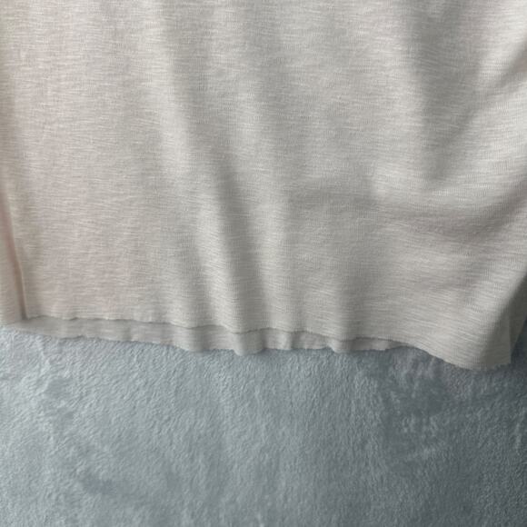 Michael Stars Blush Pink V-Neck Short Sleeve Tee – Size OS - Picture 4 of 5